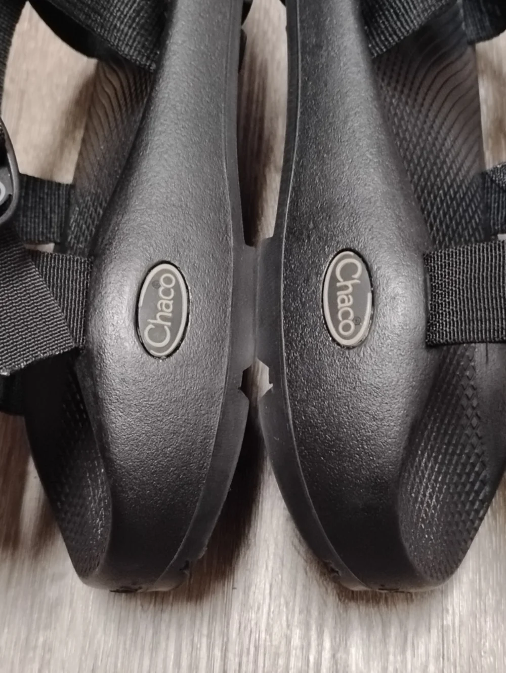 Chaco Black Strappy Sandals